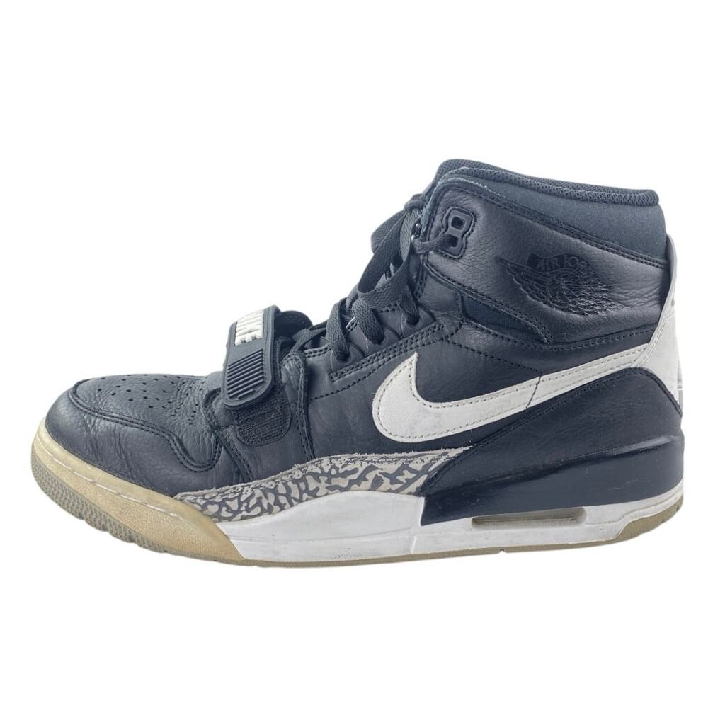 Nike Air Jordan Legacy 312 Oreo Men's Black Leather High Top Sneakers Shoes 12